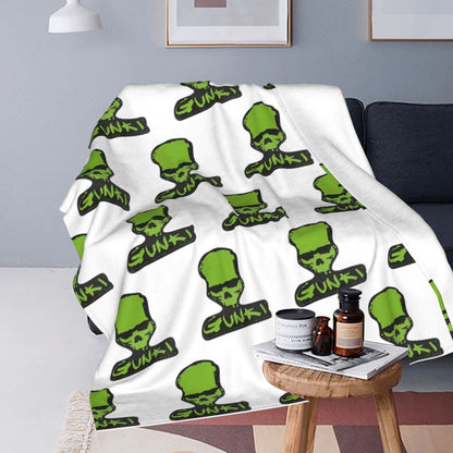 Gunki Fishing Blanket Soft Warm Flannel Throw Blanket Bedspread for Bed Living room Picnic Travel Home Sofa