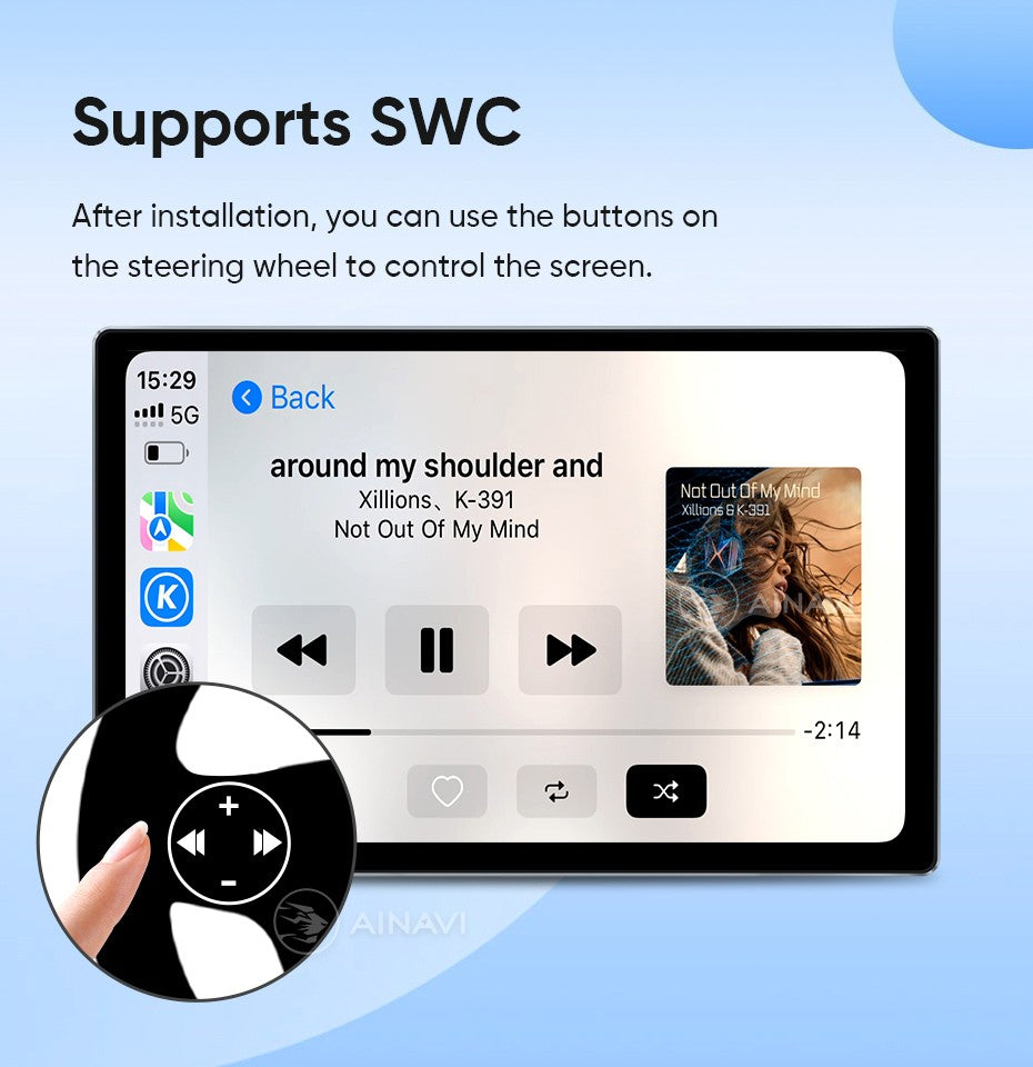 Ainavi 13.1 Inch Universal For Toyota Volkswagen Honda Kia Jeep Peugeot Fiat Nissan Car Radio Carplay Android Auto Multimedia