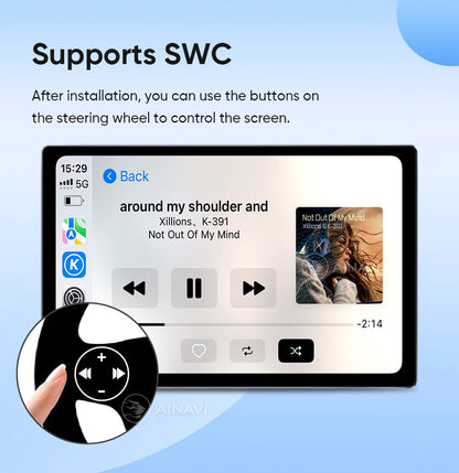 Ainavi 13.1 Inch Universal For Toyota Volkswagen Honda Kia Jeep Peugeot Fiat Nissan Car Radio Carplay Android Auto Multimedia