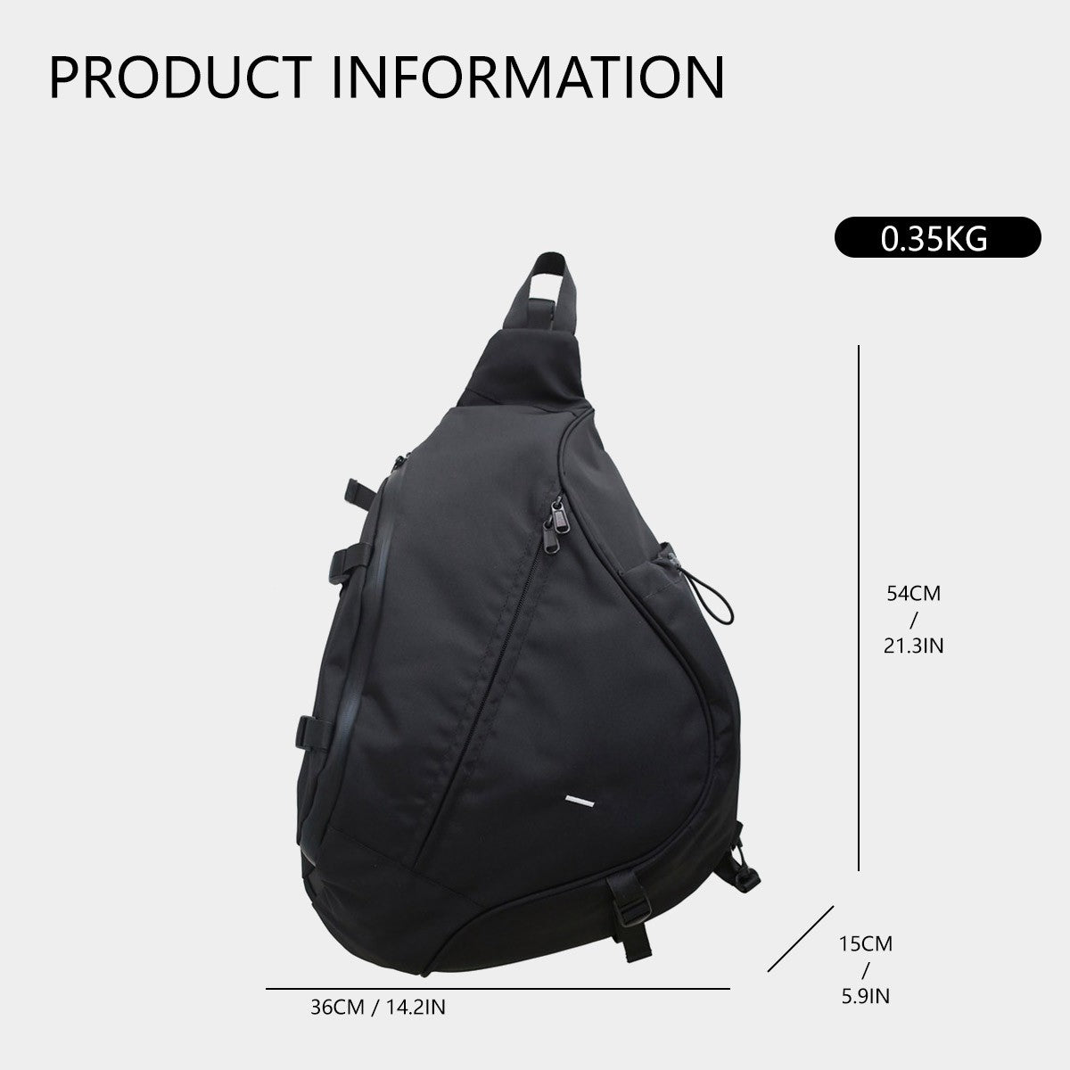 Large Capacity Men's Chest Pack Casual Hip Hop Travel Unisex Crossbody Bag High Quality Nylon Storage Shoulder Bag Free Shipping