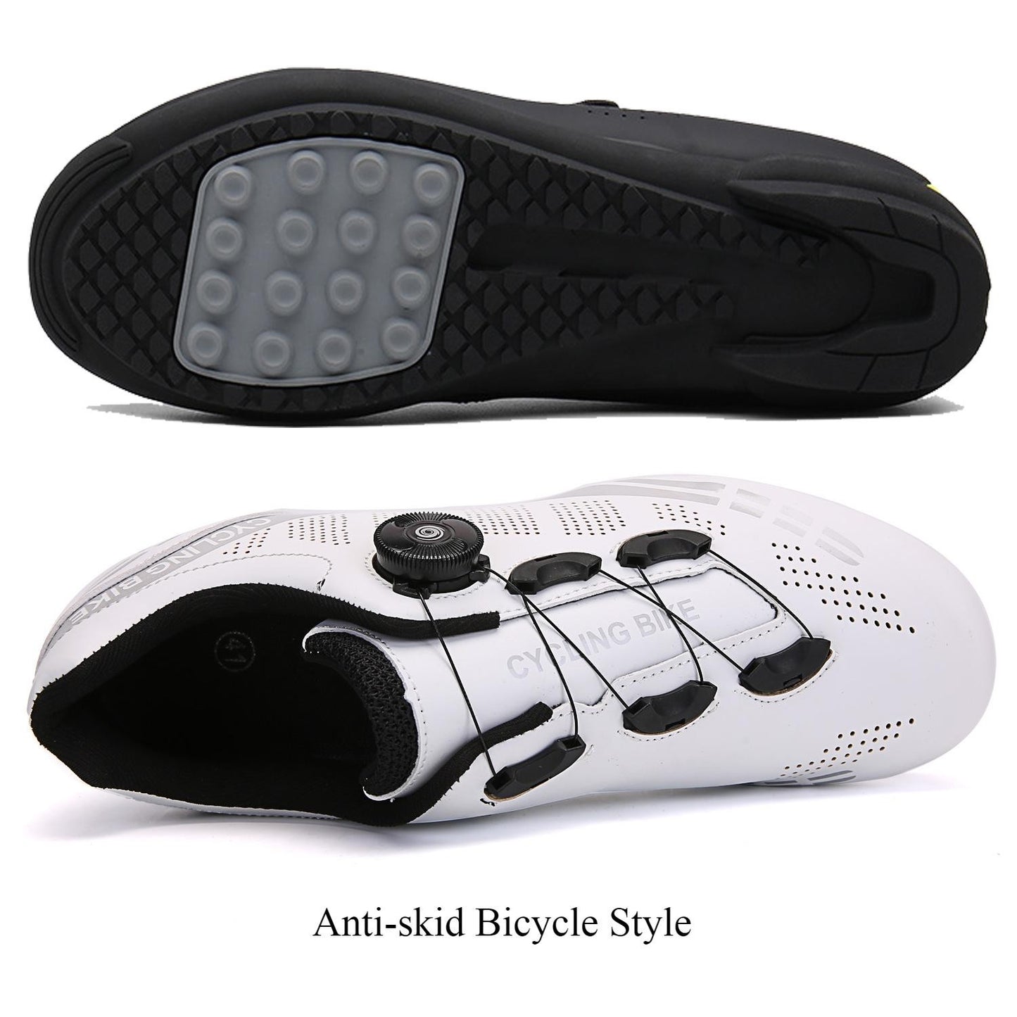 Mountain Riding Shoes Moped Road Lock Shoes Sports Racing Bikes High Endurance Locking Shoes Road Speed Riding Sneakers