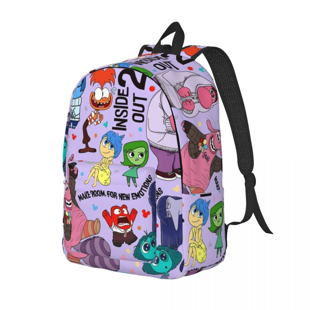 Anime Movie Inside-Out 2 Movie 2024 Backpack for Men Women Teenage Student Work Daypack College Shoulder Bag Sports