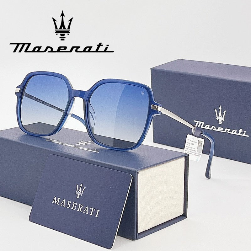 Óculos de sol de luxo MASERATI para ciclismo, proteção UV400, com escudo anti-reflexo 10783