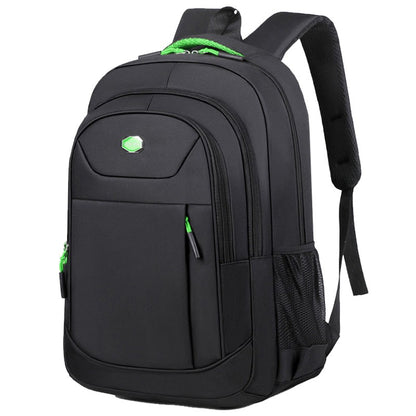 Mochila Unissex de Ombro Duplo - Cor Sólida - Viagens a Negócios, Viagens Profissionais, Deslocamentos Diários, Uso Casual