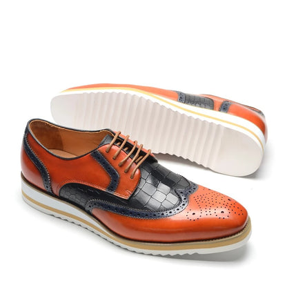 Handmade men shoes luxury brand high quality Genuine Leather dress shoes Man Fashion Formal Office Oxford Male Footwear Social