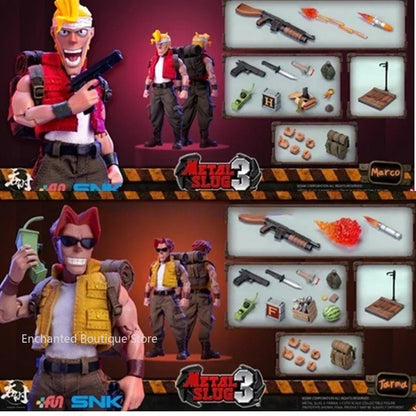 In Stock TUNSHI Studio Original SNK Model Official Metal Slug 3 Marco Tarma Clark Still RALF JONES Rebel Soldier 1/12 Mecha Toy