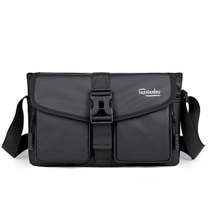 Men's Crossbody Bag Nylon Lightweight Chest Shoulder Bag with Zipper Pocket Waterproof Outdoor Travel Sport Messenger Bag