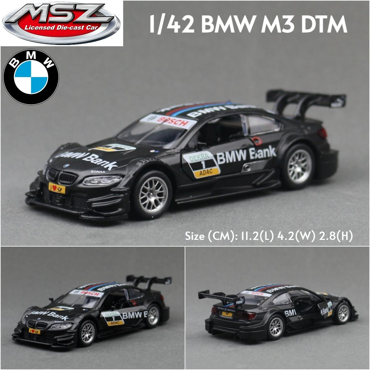 MSZ 1/43 BMW M3 M4 X6 X7 Mini Cooper SUV Carro Esportivo de Corrida Brinquedo Modelo Diecast Metal Miniatura Coleção de Fricção Presente Infantil