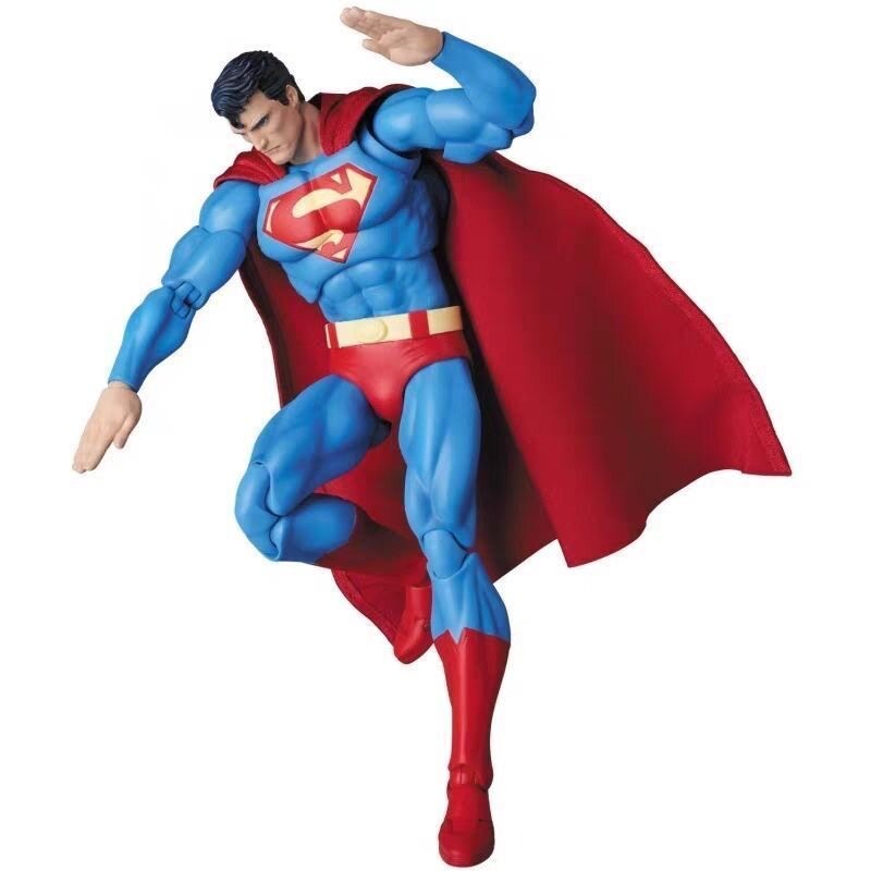 In Stock Ct Toys Superman Mafex 117 Comic Hush Justice League Articulated  Dc Superman Hush Anime Action Figure Model Toys