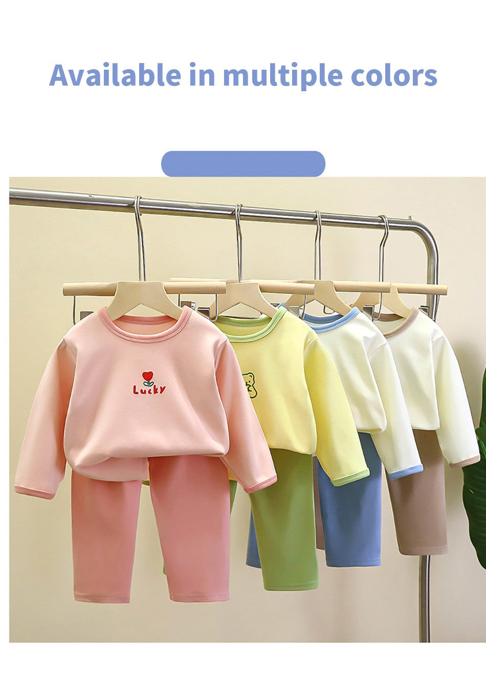 High Quality Boys and Girls Warm Pajama Sets for Autumn Soft and Cozy Fleece Lined Sleepwear Perfect for Comfortable Night Sleep