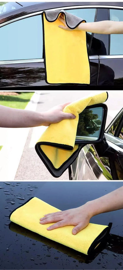 10/5/3Pcs Car Wash Microfiber Towel 30*30CM Car Cleaning Drying Cloth Care Cloth Car Wash Towel Kitchen Towel