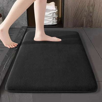 New Memory Foam Bath Mat Super Soft Absorbent Bathroom Rugs Non Slip Bath Rug Runner for Shower Bathroom Floors Carpet