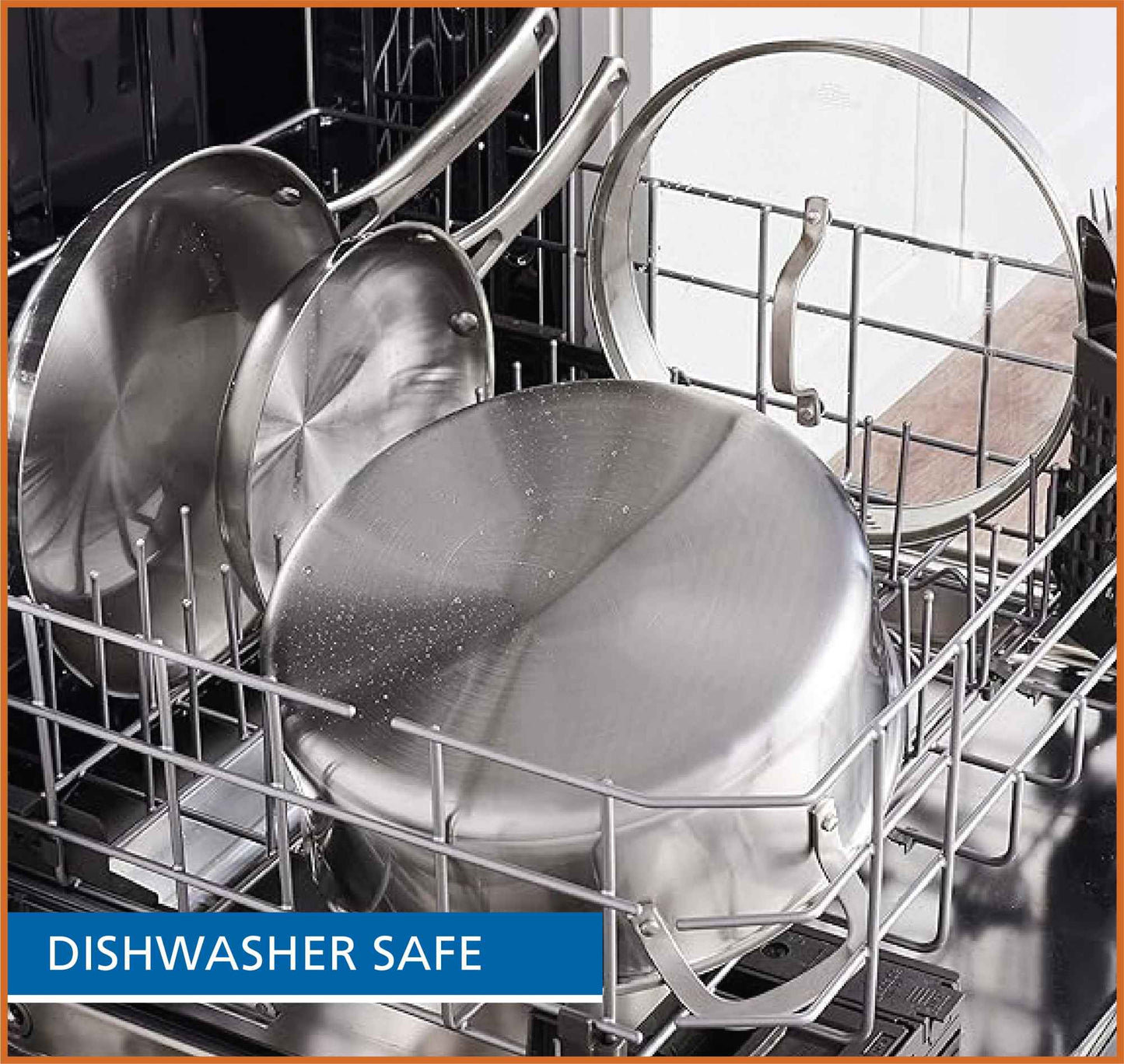 10-Piece Nonstick Stainless Steel Cookware Set for Durability and Style for Everyday Homemaking