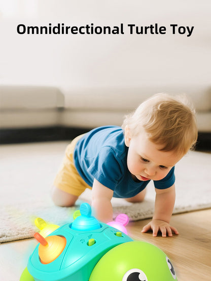 Baby Toys Turtle Crawling Toys Games for Babies Infant Toddlers Moving Educational Interactive Development 6 12 Months Babies