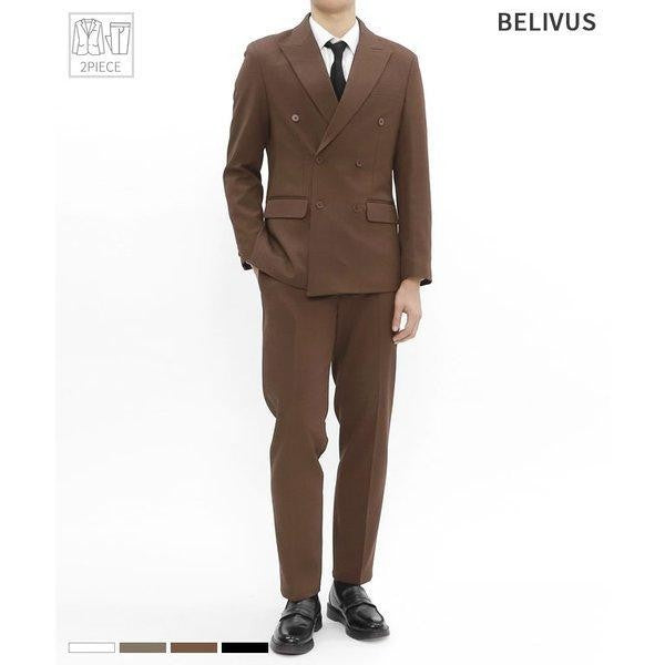 Men Two-Piece Formal Suit Suit Jacket Blazer Slacks Pants Setup Sets BIT156
