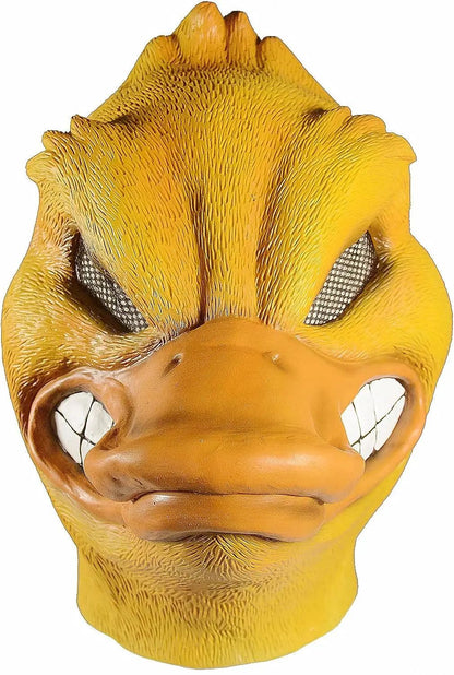 Halloween Costume Yellow Duck Head Party Animal Mask Cosplay Prop Latex Masks Green Fish Mask Funny Duck Bill Realistic Masks