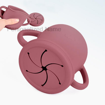 Baby Silicone Sucker Bowl Plate Cup Bibs Spoon Fork Sets Children Tableware Baby Feeding Dishes Sets Personalized Name BPA Free