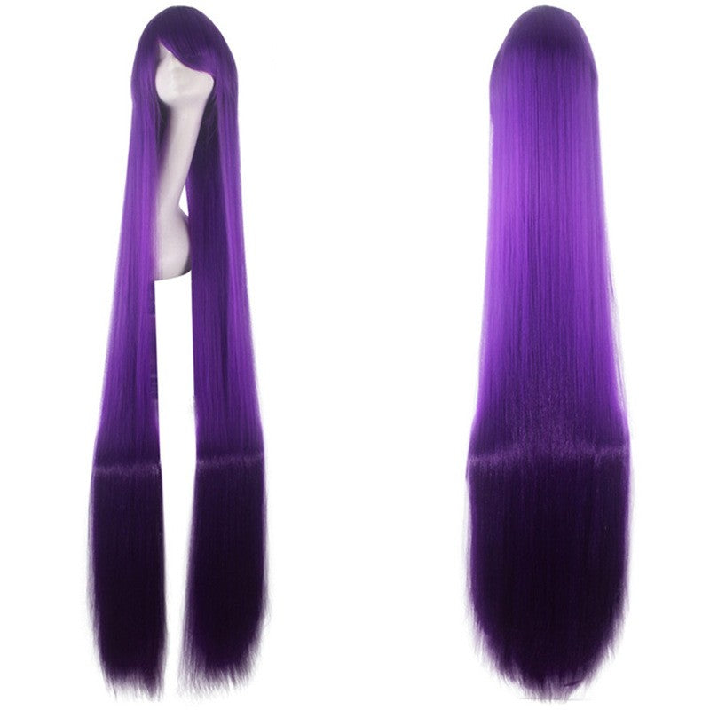 cosplay wig, ancient costume, men and women, long straight hair, anime, colored hair Synthetic fiber wig