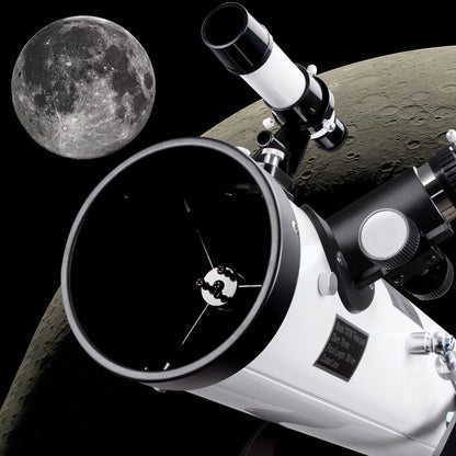 Telescópio Astronômico Abertura de 76mm Telescópio Profissional Refrator para Iniciantes em Astronomia Presentes
