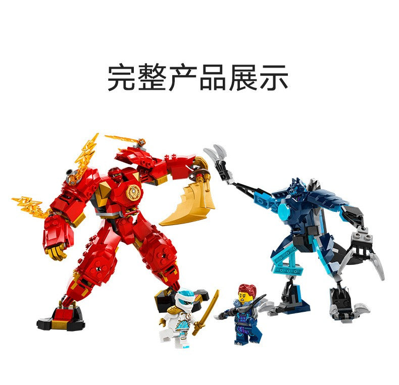 LEGO Ninjago Phantom Ninja 71808 Kai Mecha do Elemento Fogo Bloco de Quebra-Cabeça Infantil
