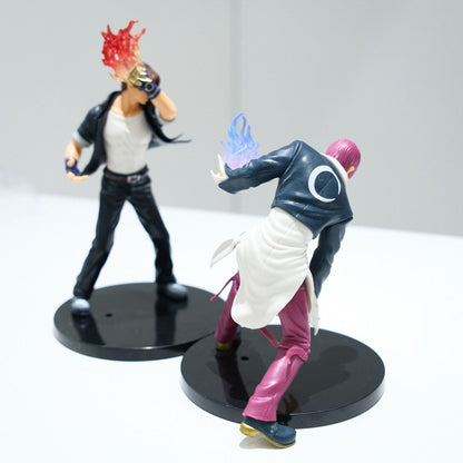 18cm The King of Fighters '98 SNK Anime Figure Kyo Kusanagi Iori Yagami Bonecos de Ação Arcade Game periférico PVC Modelo de Brinquedo de Presente