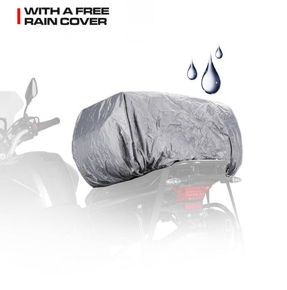 Motorcycle Tail Bag Waterproof 20L-60L Expandable Back Seat Saddle Bag Luggage Pannier Motorcycle Accessories Rider Backpack