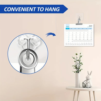 4pcs Stainless Steel Round Head Spring Clamps - Heavy Duty Multipurpose Clips for Office, Kitchen, Home Organization,Food Bags