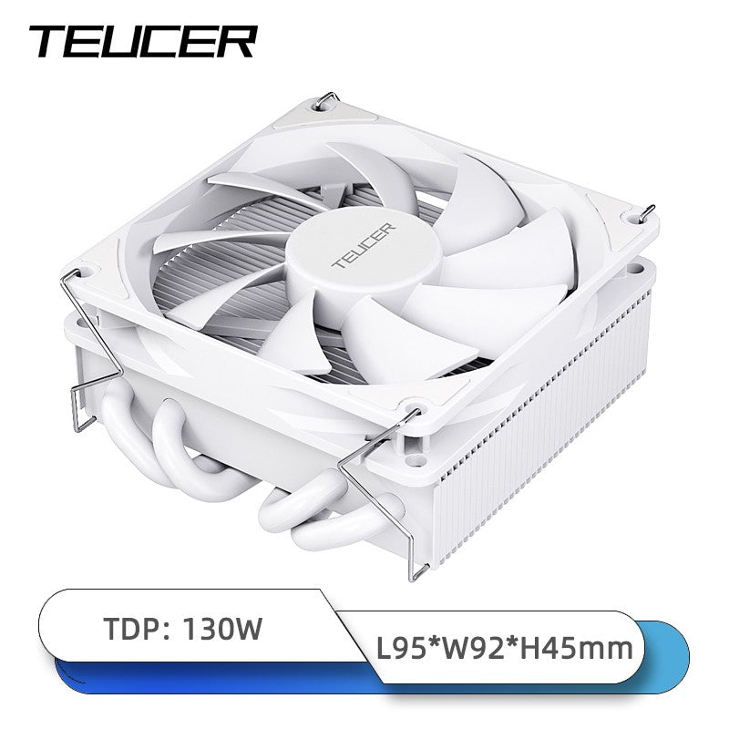 TEUCER UT45 Series CPU Cooler 45mm ITX Case Air Cooling Radiator with UT12015 FDB Fan for AM5 AM4 and LGA1700 1200 2011 for X99