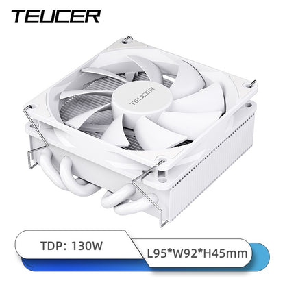 TEUCER UT45 Series CPU Cooler 45mm ITX Case Air Cooling Radiator with UT12015 FDB Fan for AM5 AM4 and LGA1700 1200 2011 for X99