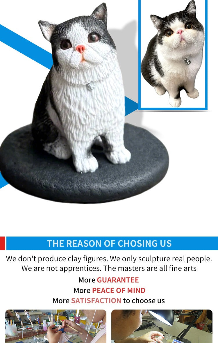 Custom Handmade Bobblehead Figure, Personalized Clay Doll on Photos,Real person figurine 3D Customization,Christmas Gift for Men