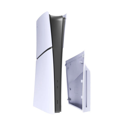 Premium Hard White Panels ABS One Parts Shell Case Replacement Faceplate Cover for PS5 Slim Disc Digital