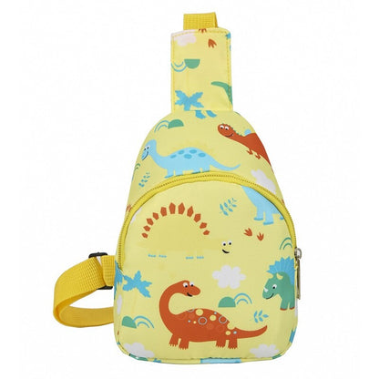Bolsas de Ombro de Dinossauro Fofas Infantis Bolsas de Peito Casuais Novas para Meninas e Meninos Porta-Moedas de Nylon Bolsas Pequenas a Tiracolo