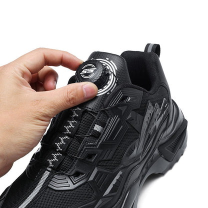 Men's Military Tactical Boots Army Boots Men Side Zipper Military Boots Men Anti-Slip Ankle Boots Work Safety Shoes Hiking Shoe