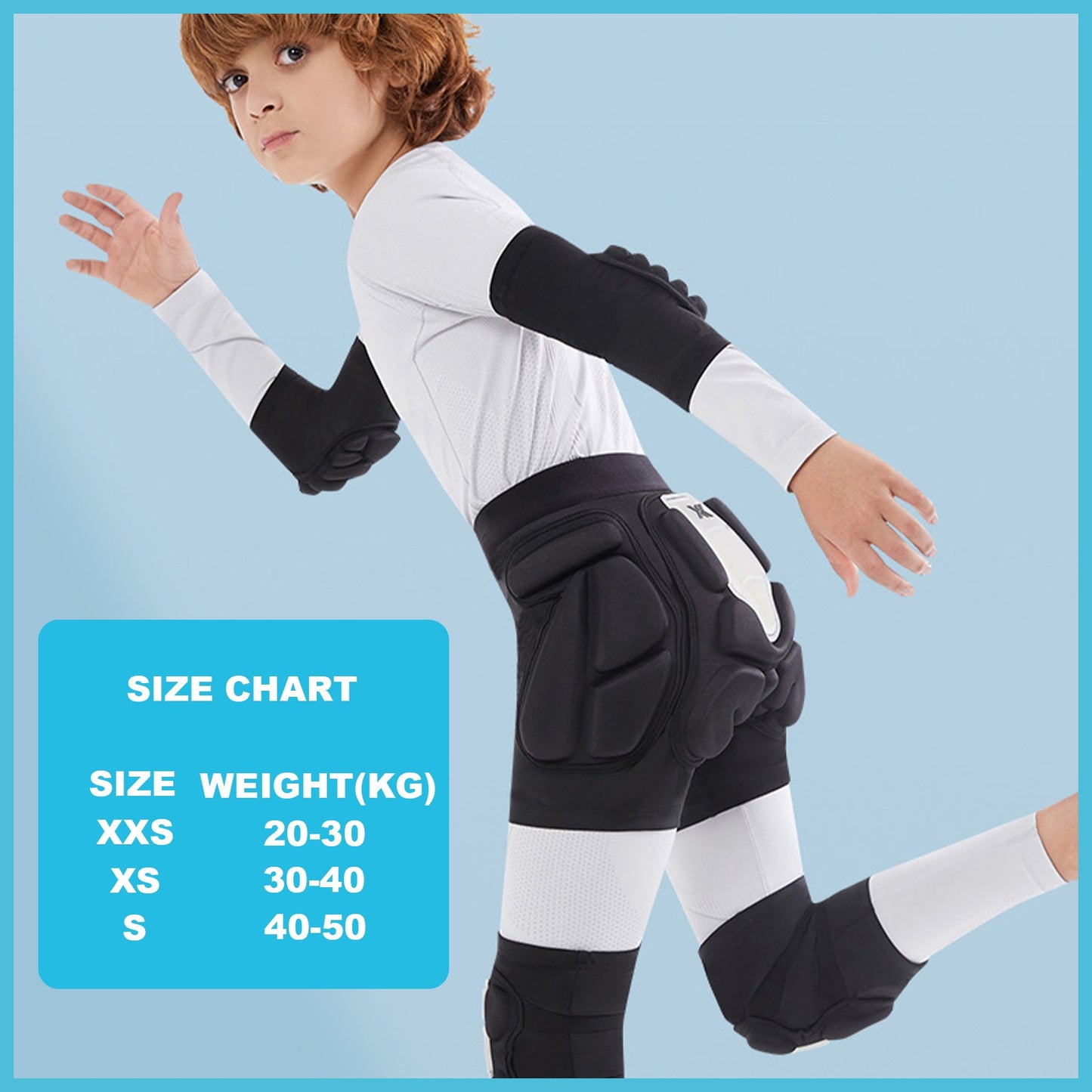 protective padded shorts for kids