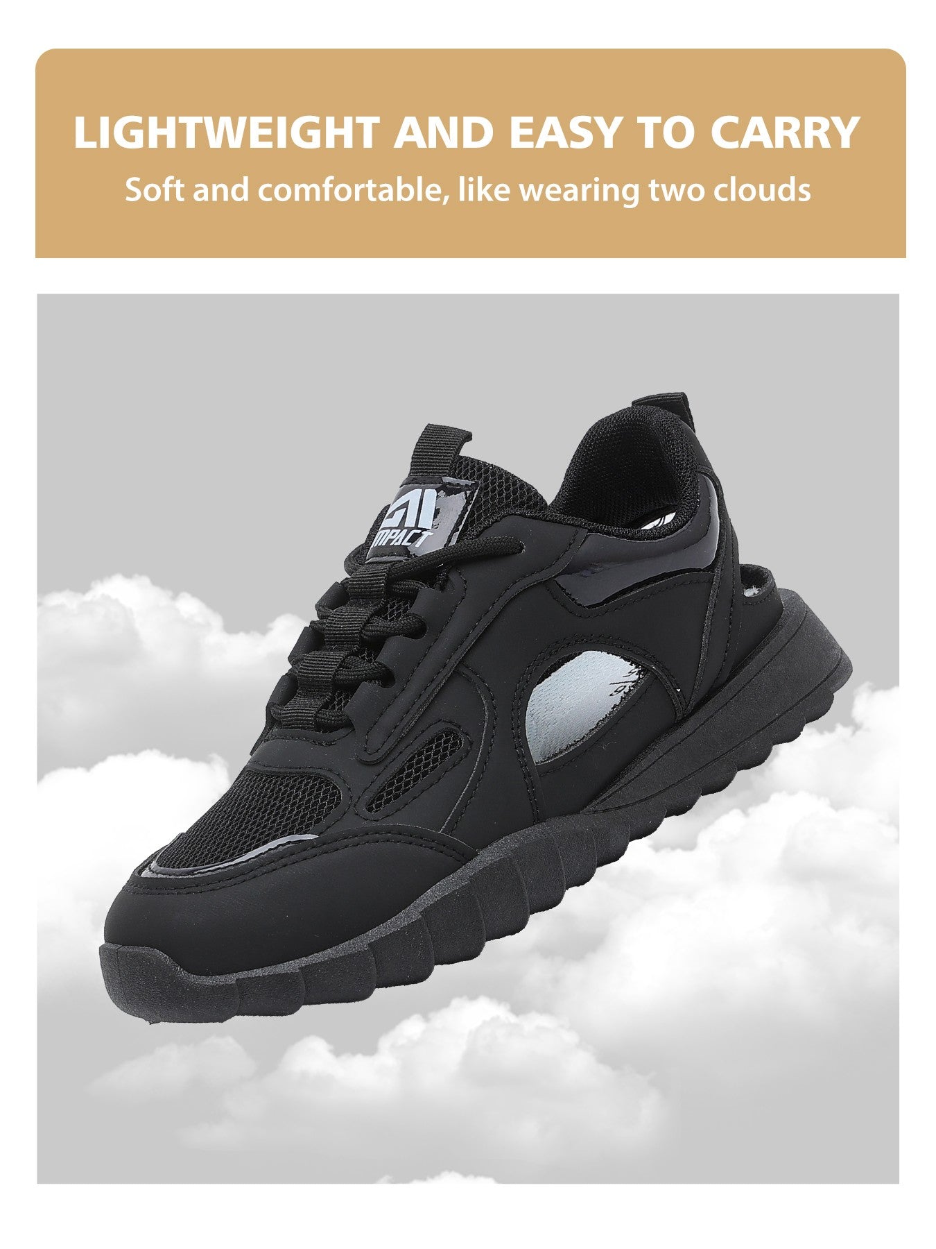 Women's Breathable Thick-Sole Casual Sneakers, Durable Outdoor Running/Walking Shoes with Fashion Design for Gym & Daily Wear