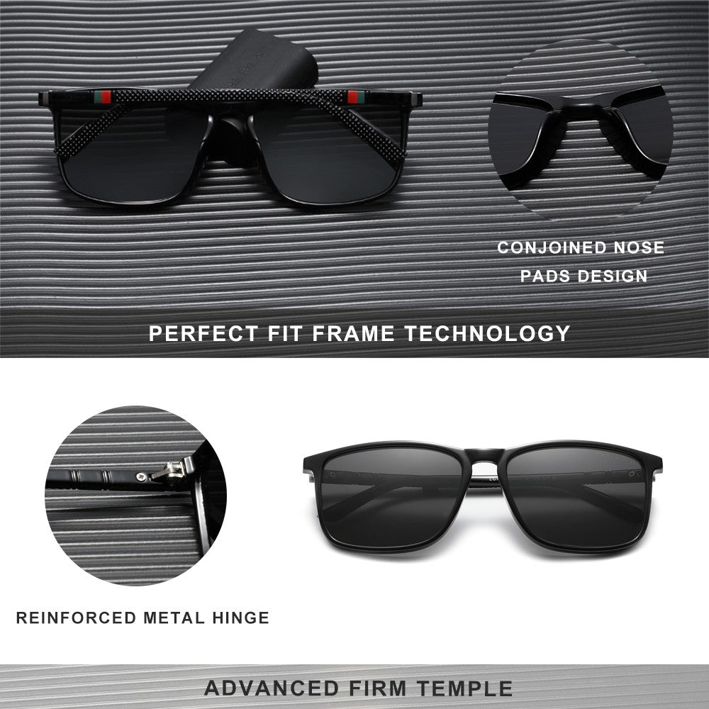 KINGSEVEN Brand Polarized Sunglasses For Men UV400 Protect Eyes Glasses For Holiday Light Weight Fishing Driving Glasses
