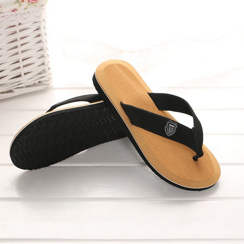 Casual Flip Flops For Men Slippers Beach Sandals Summer Non-Slip Flat Slides Men Slippers Indoor House Shoes Man Male Slipper