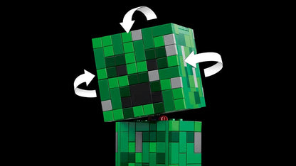 LEGO® Minecraft® The Creeper™ 21276 Minifigura de Creeper e um Brinquedo de TNT Montável de Presente para Crianças a Partir de 10 Anos 665 Peças