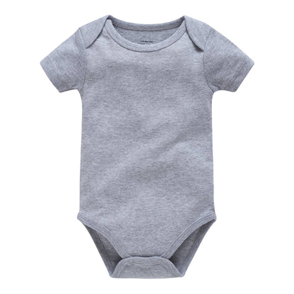 1/3Pcs Baby Boys Clothes 100%Cotton Solid Black Short Sleeve Blank Baby Bodysuits body bebe  Newborn Jumpsuit Plain 0-24 Months