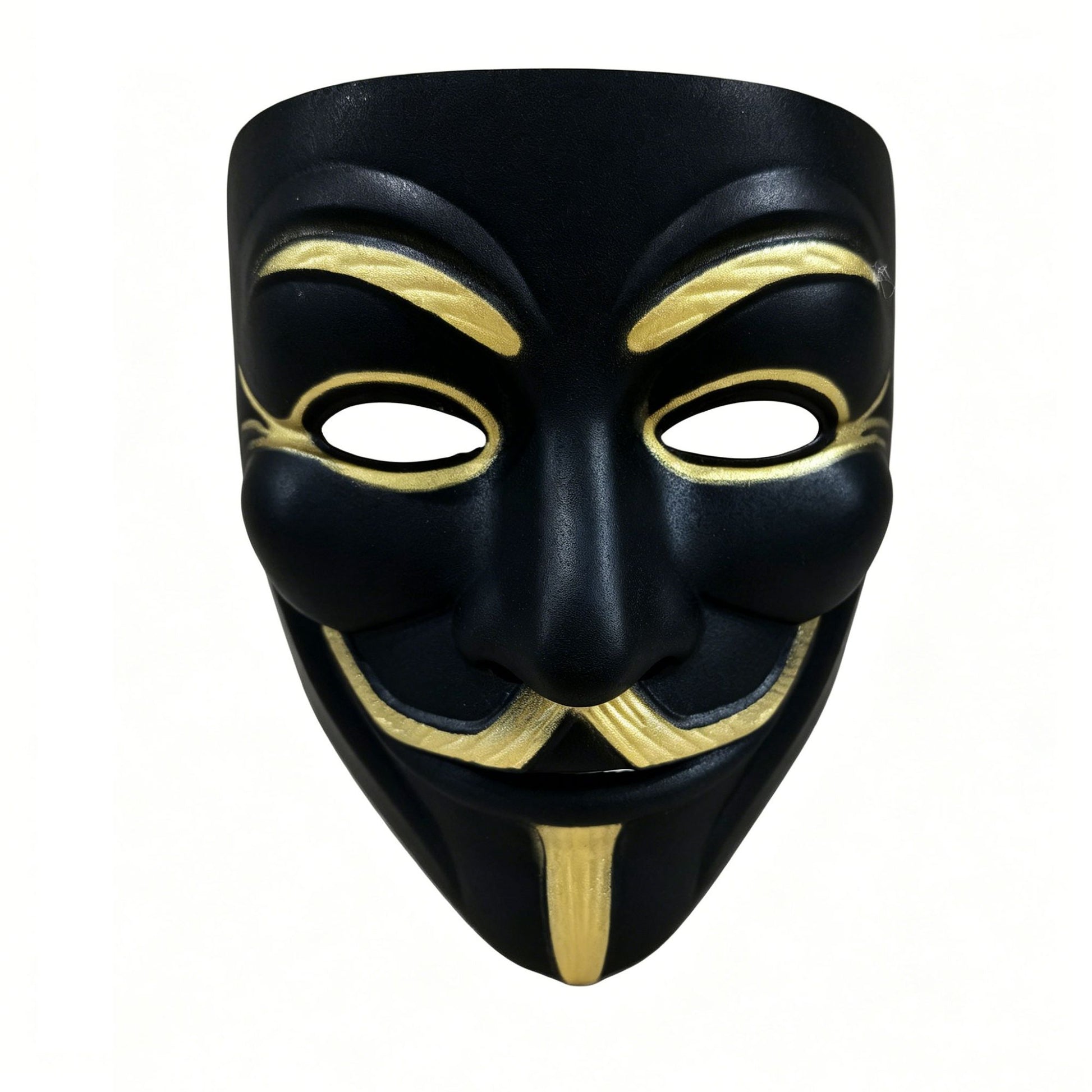 2Pcs Thickened Matte Hard Plastic Party Mask For Man Women Strap Retro Smiling Face Design Halloween Cosplay Masquerade