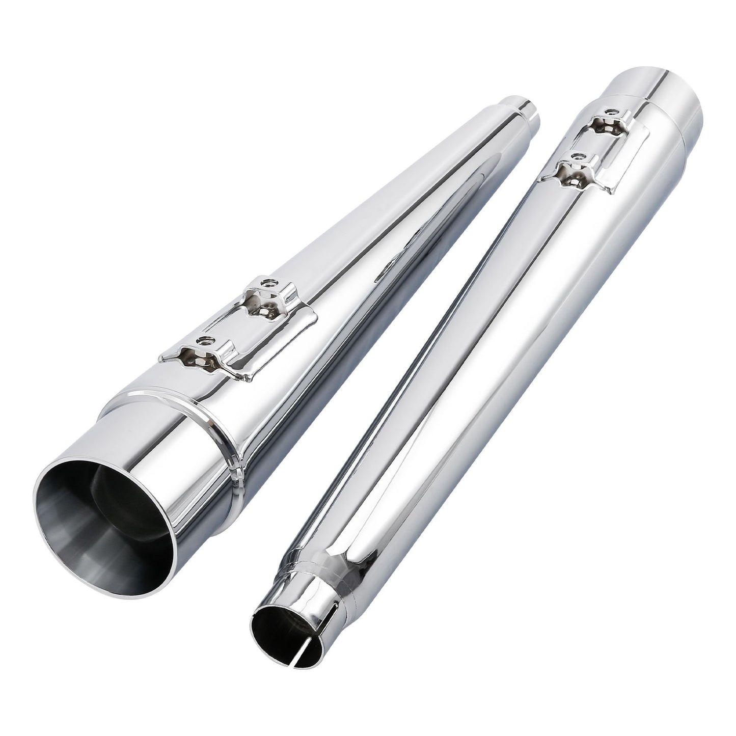 Motorcycle 4" Slip-on Mufflers Exhaust Pipes For Harley Touring Electra Street Glide 1995-2016