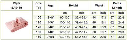 Girls Fleece-Lined Winter Thermal Pants Children Thickened Warm Soft Black White Gray Pink Outdoor Leggings for Kids Clothing