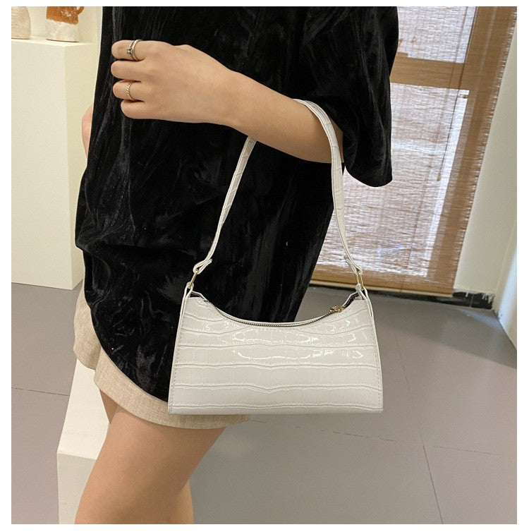 Fashion Exquisite Shopping Bag Retro Casual Women Totes Shoulder Bags Female Leather Solid Color Chain Handbag for Women 2024