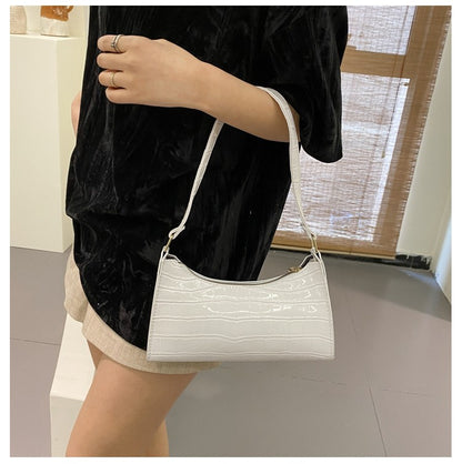 Fashion Exquisite Shopping Bag Retro Casual Women Totes Shoulder Bags Female Leather Solid Color Chain Handbag for Women 2024
