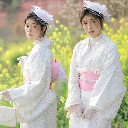 Fashion Photography Clothes Party Dress Japanese Kimono Cosplay Yukata Women Clothing Traditional Ethnic Style Streetwear Stage