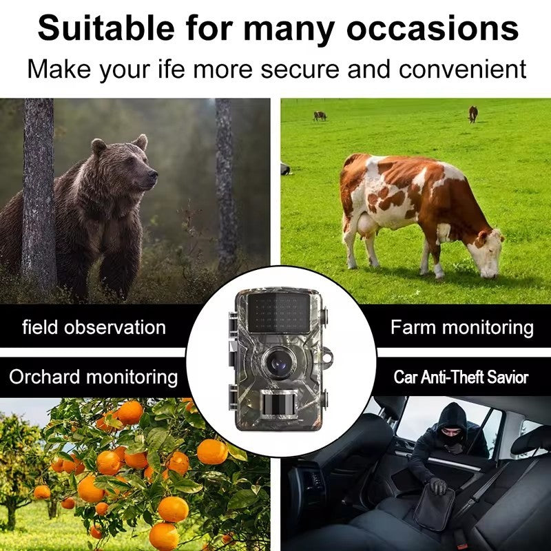 Hunting Camera Wild Infrared Night Vision Outdoor Motion Trail Game Cam Activated Tracking Photo Trap Cam Wild Surveillance