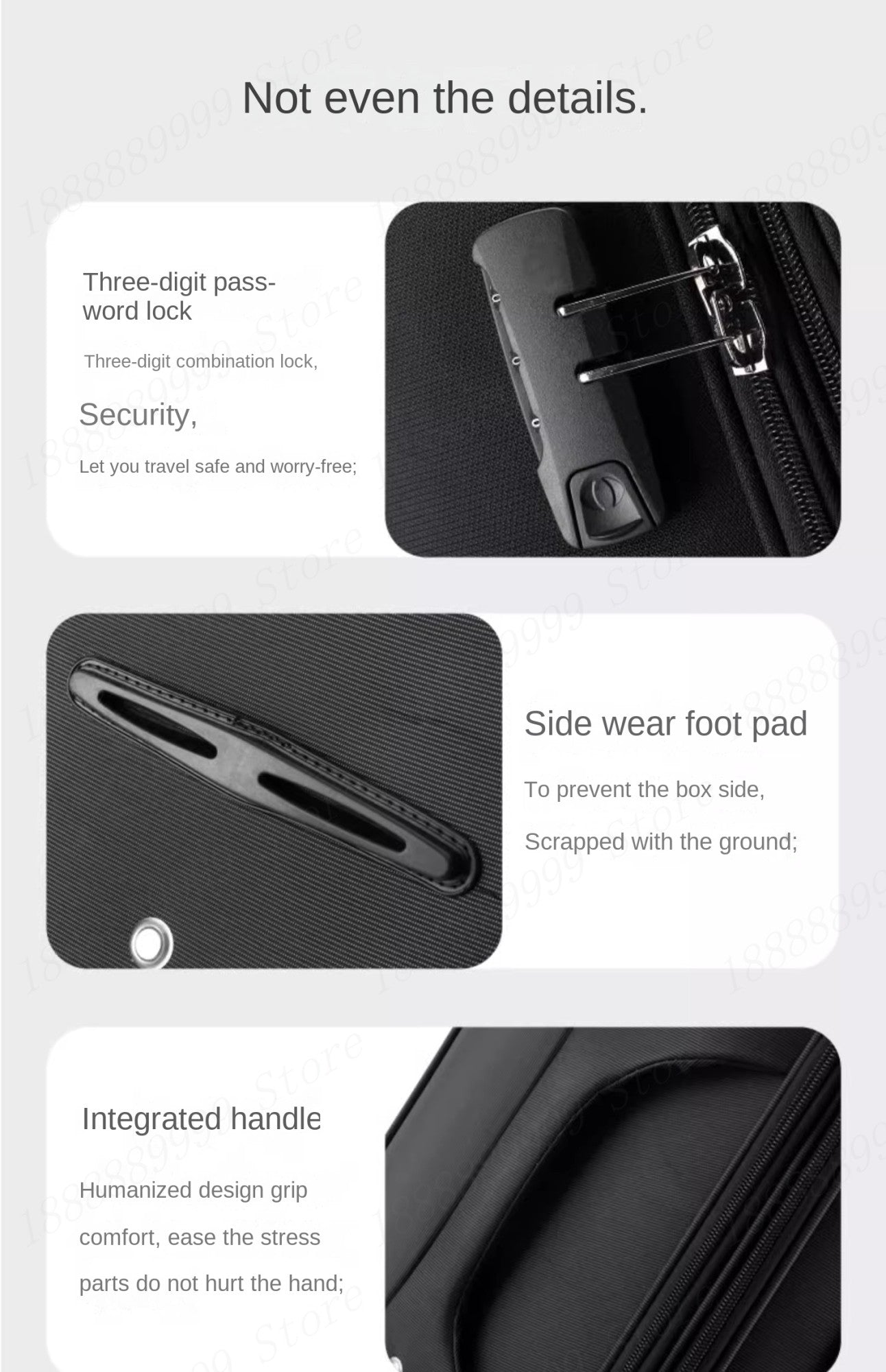 Oxford Cloth Suitcase 20/24/28/32-inch Large-Capacity Luggage Female Male Universal Wheel Business Travel Case