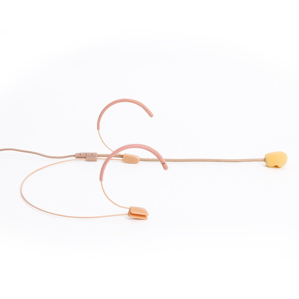 Microfone Condensador com Fio de 3,5 mm para Uso na Cabeça com Cancelamento de Ruído para Transmissor Bodypack Sem Fio Headset Mini Microfone