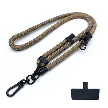Cordão de Telefone Ajustável 1 Cm de Diâmetro Capa Universal Externa Transversal Ombro Cartão Corda de Pescoço Clipe Alça de Pulso Anti-perda
