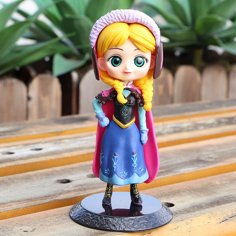 Princesa Disney Ariel Rapunzel Cinderela Sereia Anna Elsa Bela Sofia Branca de Neve Mulan A Pequena Sereia Bonecos Brinquedos Presente Infantil